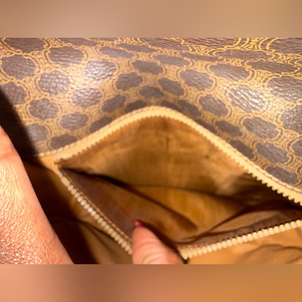 Celine Brown Patterned Crossbody Bag - Picture 9 of 15